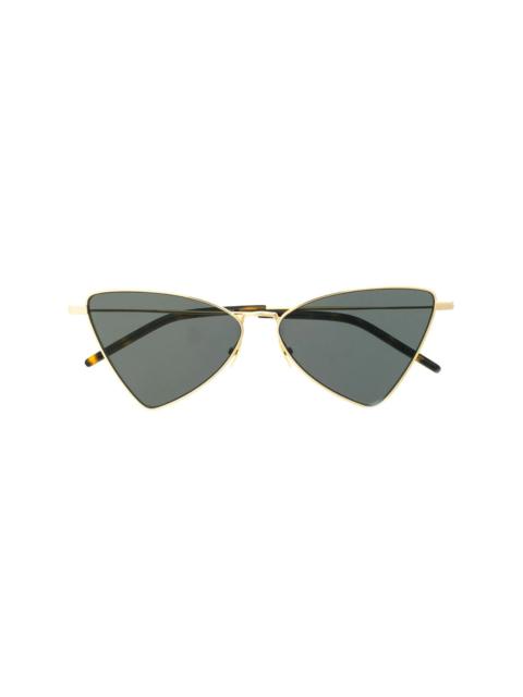 triangular frame sunglasses