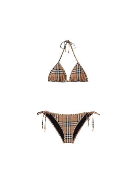 Burberry Burberry Women Bikini With Check Motif