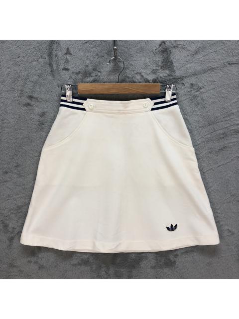 adidas VINTAGE ADIDAS TREFOIL WHITE MINI SKIRTS #6082-216