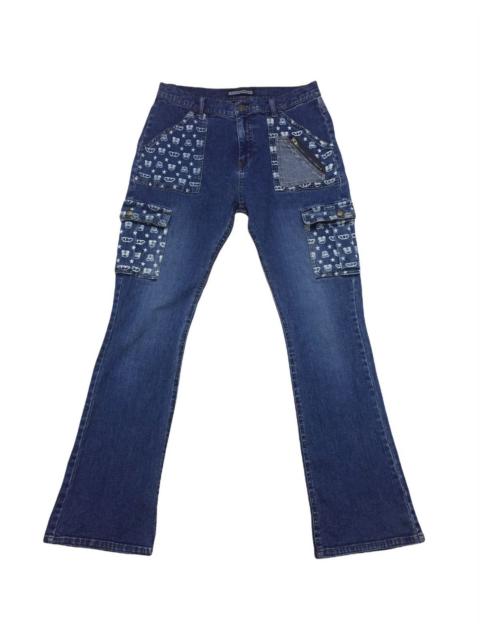 Other - Super lover Denim Cargo Flare Pants