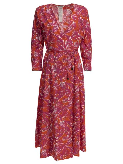 Max Mara Max Mara Floral A-line Midi Dress