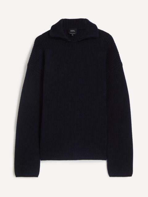 A.P.C. Wide-Rib Wool-Cashmere Jumper