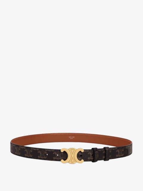 CELINE Celine Women Triomphe Coated Canvas Belt
