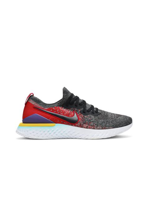 Nike Epic React Flyknit 2 'Black University Red'