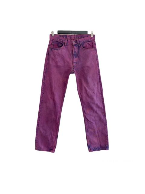 Levi's Vintage 80s Levis 501 Distressed Jeans Overdyed