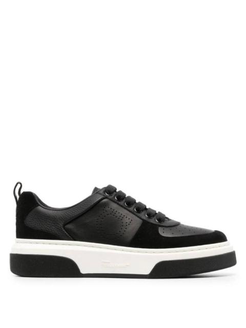 FERRAGAMO Ferragamo Cassina Low-Top Gancini Sneakers
