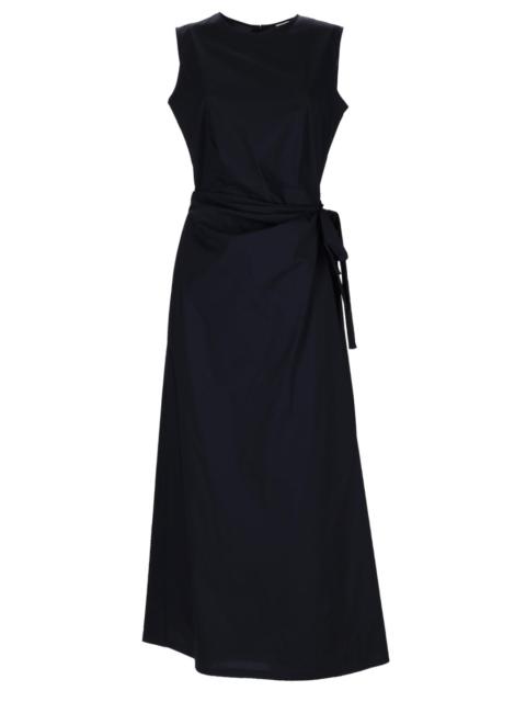 Aspesi COTTON DRAPED MIDI DRESS