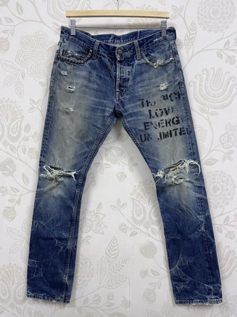 Vintage Hysteric Glamour Thee Hysteric XXX Distressed Denim