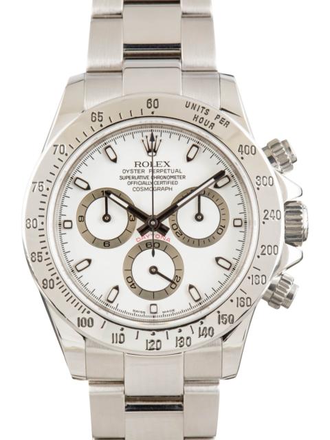 ROLEX Men's Rolex Daytona 116520 White Index Dial
