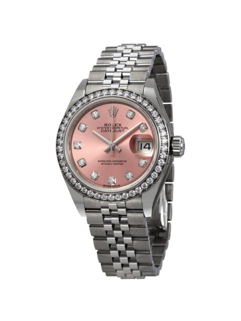 ROLEX Rolex Lady Datejust Automatic Pink Diamond Dial Ladies Jubilee Watch 279384PDJ