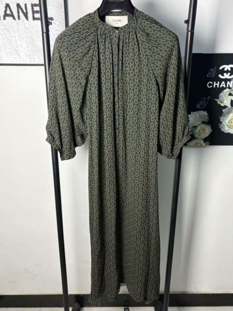 CELINE Celine Silk Printed Dress