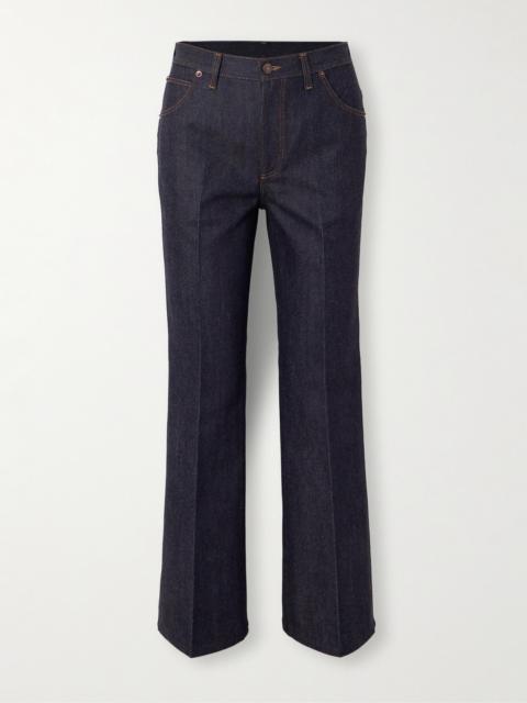 Loro Piana Faron Cotton And Cashmere-blend Denim Bootcut Jeans