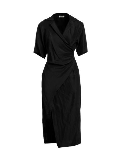 Sandro Black Women's Midi Dress