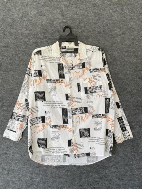 Other Designers Vintage - VINTAGE FOLCO CLUB OVERPRINTED SHIRTS