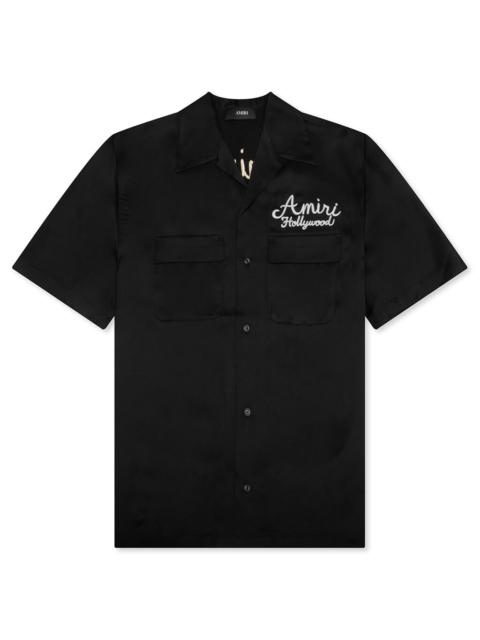 AMIRI AMIRI DRAGON CAMP SHIRT - BLACK