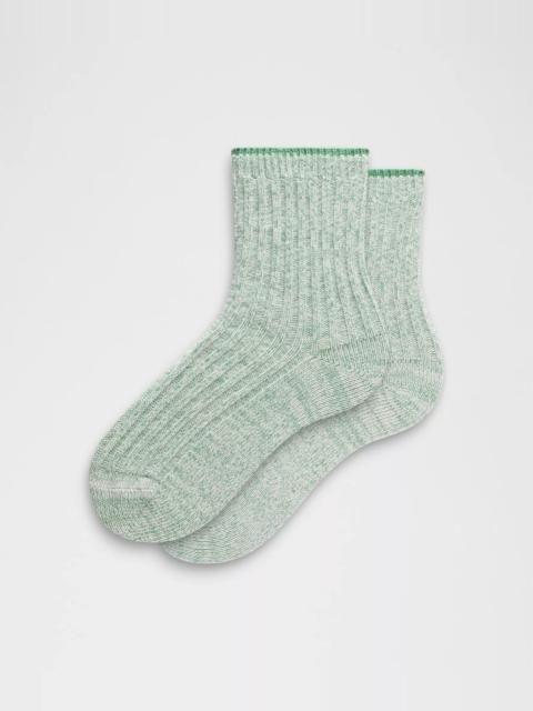 lululemon Unisex Quarter-Length Ragg Socks