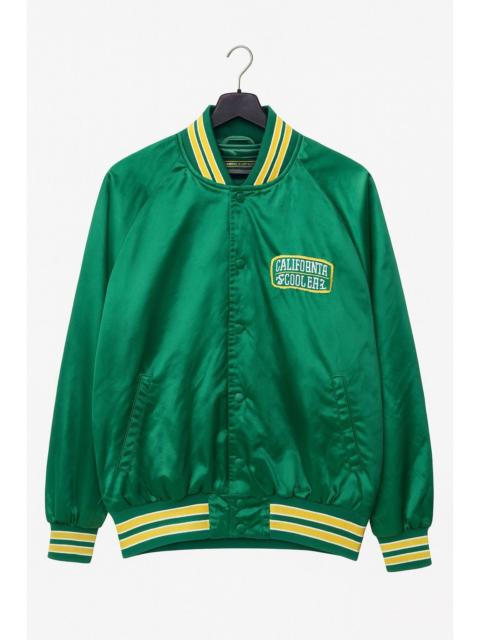Other Designers Vintage California Cooler Satin Bomber Jacket80s Style Retro