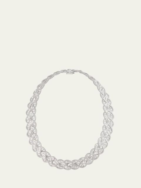 Buccellati Etoilee 18K White Gold Diamond Collar