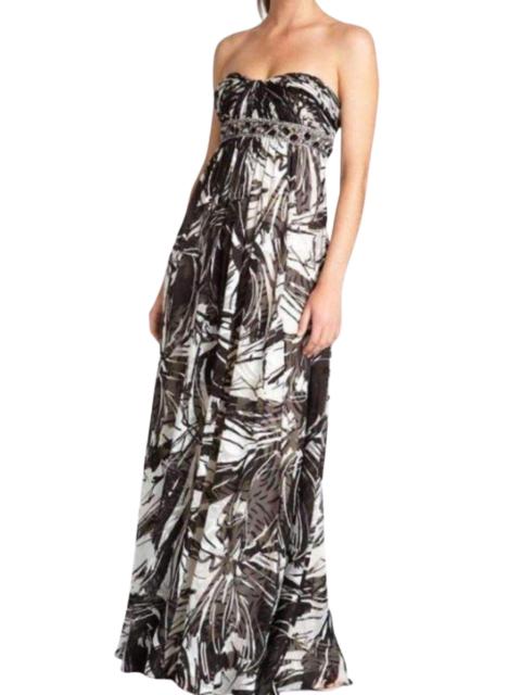 Other Designers Rhinestone Embellished Full Length Gown