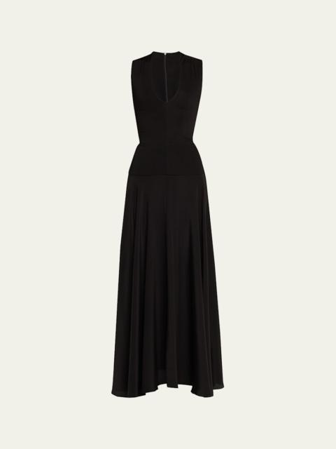 ESSE Studios Illi V Drop-Waist Maxi Dress