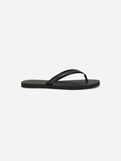 Prada Leather thong Sandals
