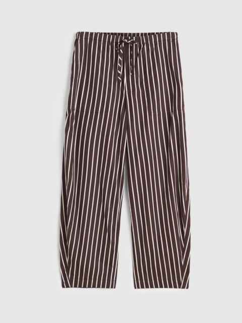 Madewell Pull-On Barrel-Leg Utility Pants in Poplin