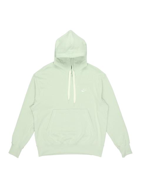 Nike Men's Nike Sportswear French Terry Embroidered Logo Solid Color Green DA0024-017