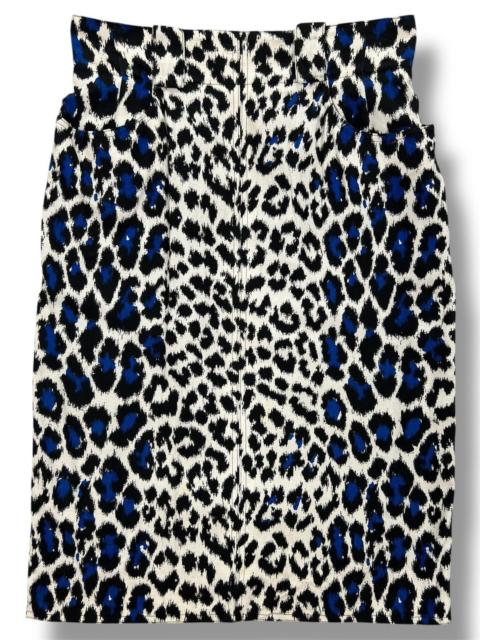 Other Designers Vintage Jean-Louis Scherrer Leopard Skirt