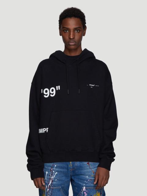 Off-White Off-White Men Iceman Hooded Sweatshirt