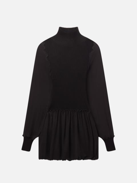 FRAME The Sheer Sleeve Dress