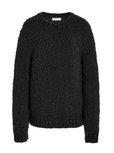 GABRIELA HEARST Lawrence Sweater in Black Welfat Cashmere