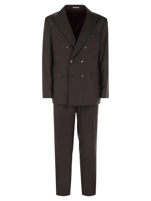 Brunello Cucinelli Brunello Cucinelli Men Set With Chest And Half Jacket And Leisure-Fit Trousers With Pleats