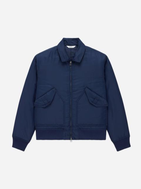 3sixteen CWU Flight Jacket Blue Aviator Satin
