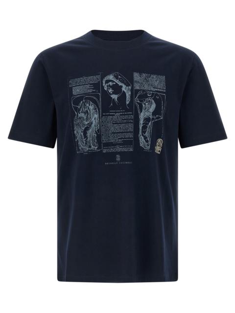Brunello Cucinelli Brunello Cucinelli Men Printed T-Shirt
