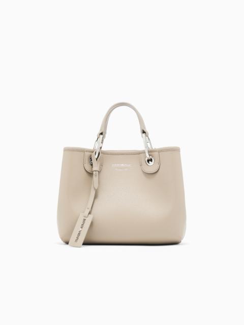 EMPORIO ARMANI SMALL MYEA SHOPPER BAG WITH DEER PRINT