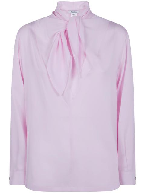 Max Mara "Mxmbadia" Classic Silk Shirt
