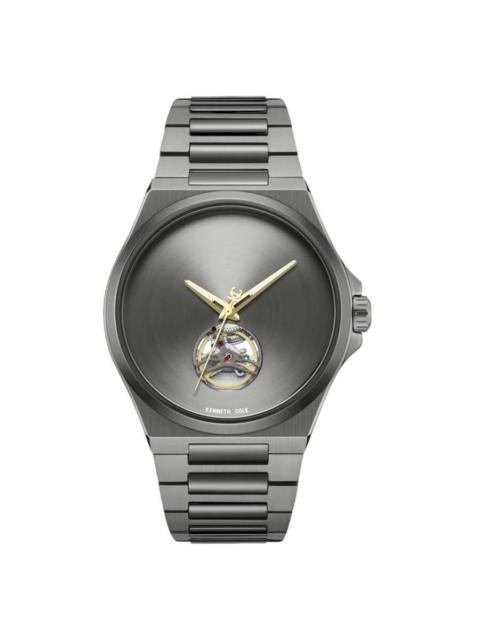 Other Designers Kenneth Cole New York Automatic Gunmetal Dial Men's Watch KCWGY0067403