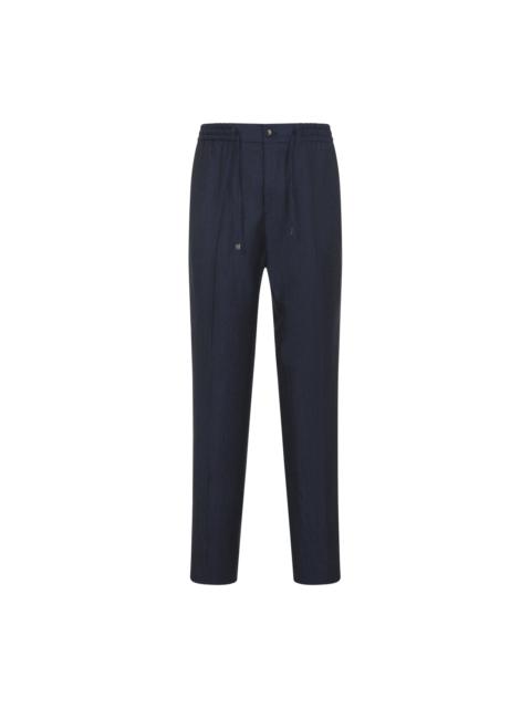 Etro Etro Wool And Linen Pants Men