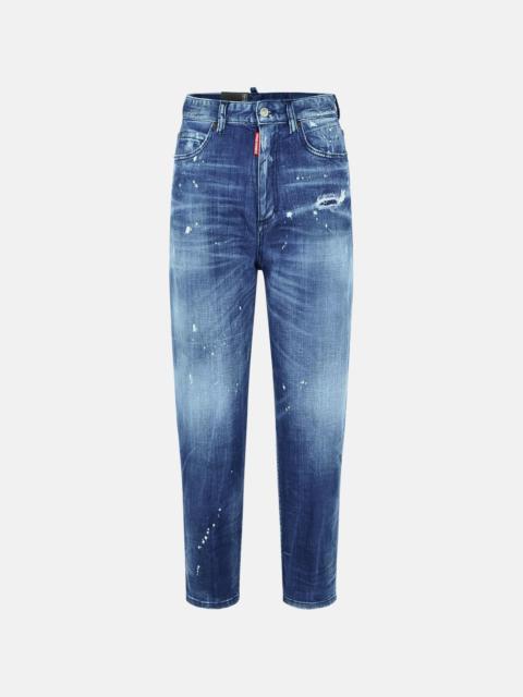 DSQUARED2 LIGHT BLUE COTTON JEANS