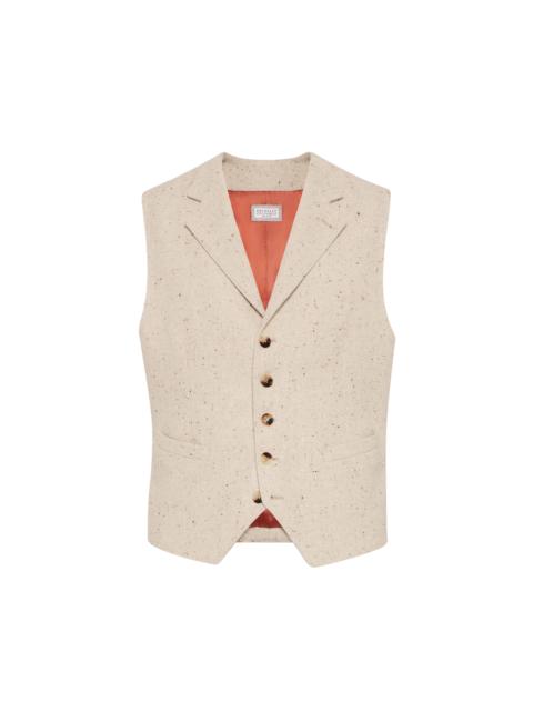 Brunello Cucinelli Brunello Cucinelli Diagonal waistcoat in Buff at Nordstrom