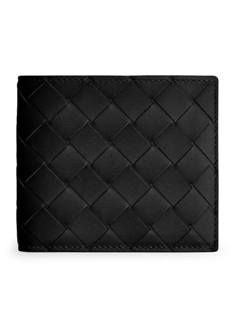 Bottega Veneta Bottega Veneta Men Bi-Fold Woven Wallet With Coin Purse