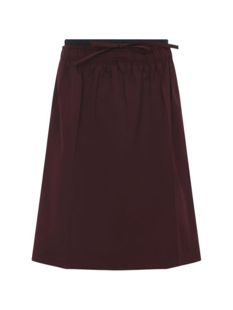 Prada Prada Women Cotton Blend Midi Skirt