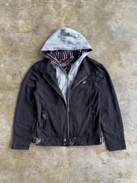 Other Designers BUFFALO BOBS × If Six Was Nine × Le Grande Bleu (L.G.B.) - Corn Flake Double Layer y2k style like if6was9 with Fur