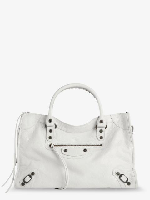 BALENCIAGA Balenciaga Le City Medium Leather Shoulder Bag