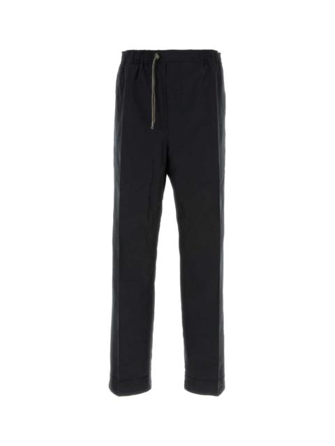 Maison Margiela Maison Margiela Men Midnight Blue Cotton Blend Pant