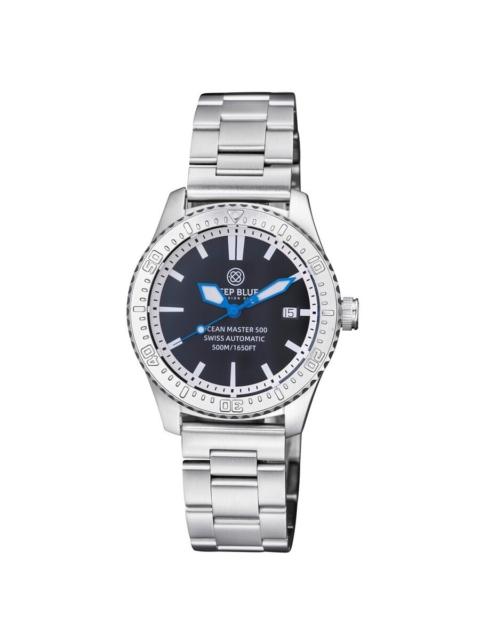 Other Designers Deep Blue Ocean Master 500 Automatic Black Dial Men's Watch OM500BLKBLUINNERBRCOYS