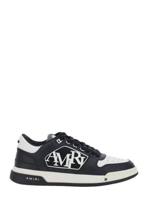 AMIRI Amiri Men Black And White Low Top Sneakers With Logo Patch On The Tongue And Side In Leather And Fab