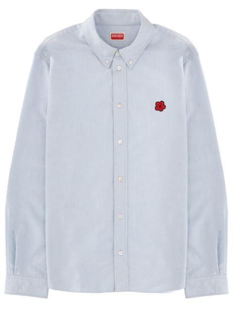 KENZO COTTON SHIRT WITH "BOKE FLOWER" LOGO