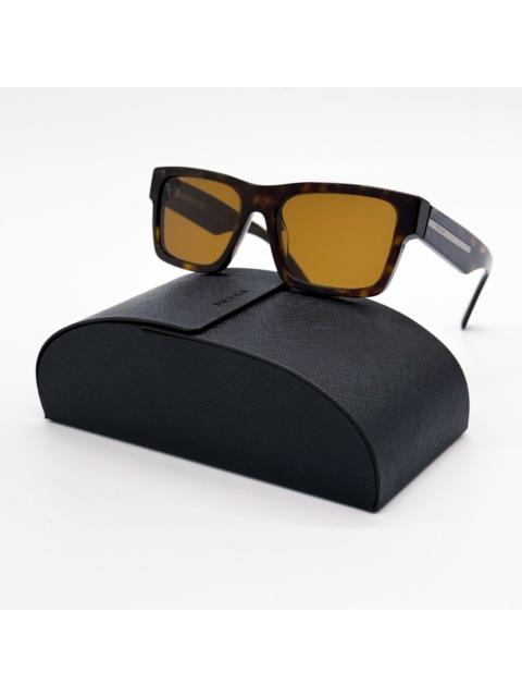Prada NEW PRADA SUNGLASSES PR25ZS 2AU0B0 SQUARE HAVANA