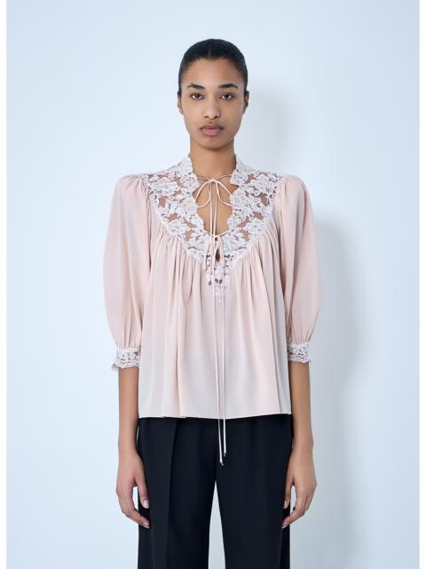 Chloé Chloé Women Lace Trim Blouse